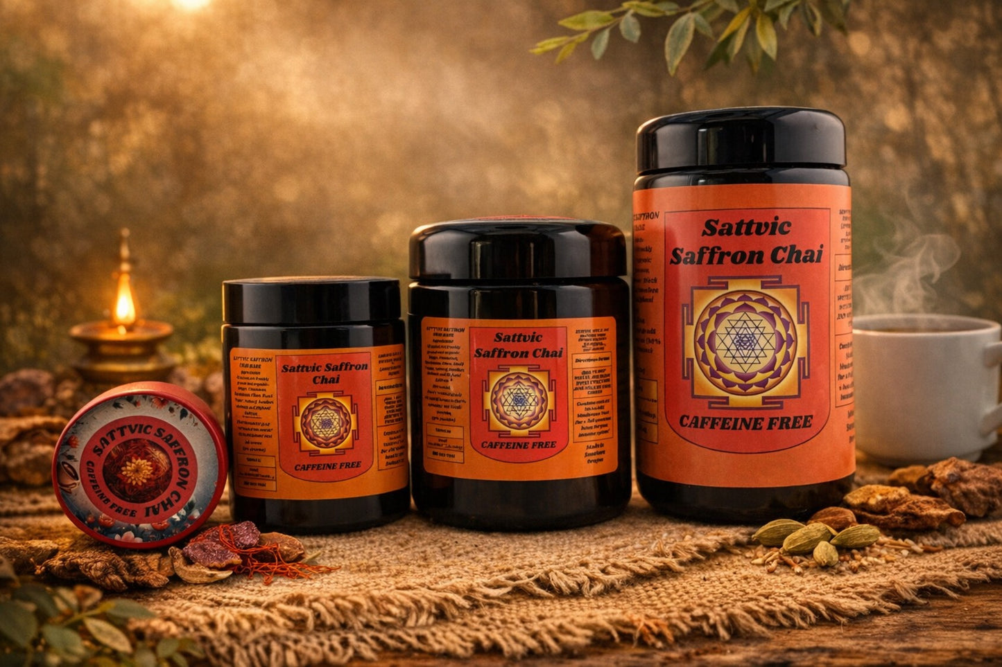 Sattvic Saffron Medicinal Chai